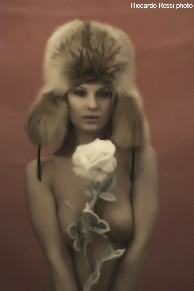 Fotografia di nudo artistico in studio con luce morbida e composizione minimale